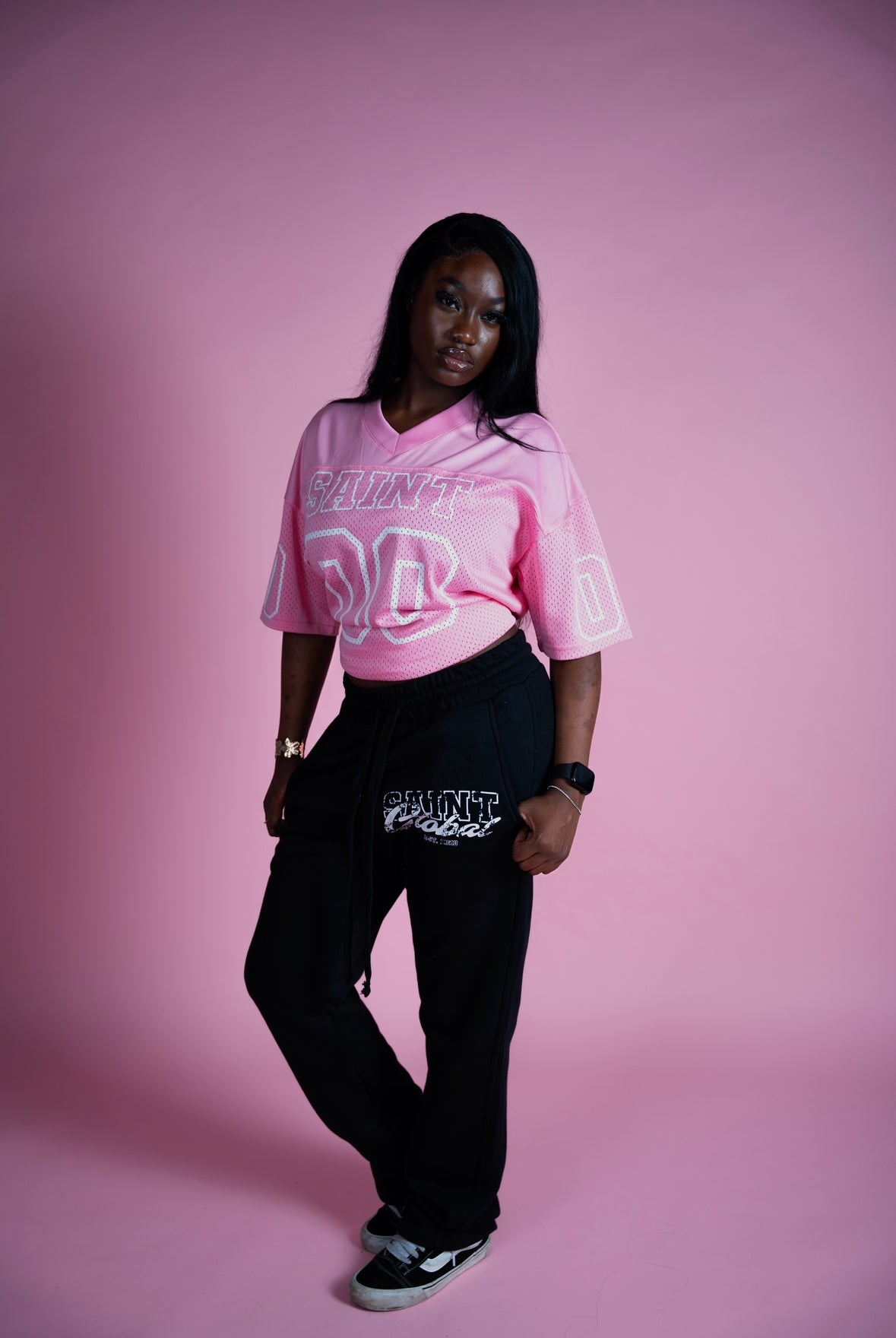 “SAINT JERSEY” PINK
